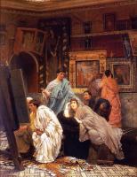 Alma-Tadema, Sir Lawrence - A Collection of Pictures at the Time of Augustus